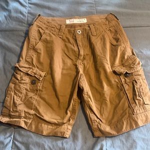 American Eagle Khaki Cargo Shorts